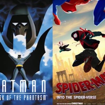 Superhero Double Shot - Spider-Man: Into The Spiderverse & Batman: Mask Of The Phantasm Superhero Double Shot - Spider-Man: Into The Spiderverse & Batman: Mask Of The Phantasm