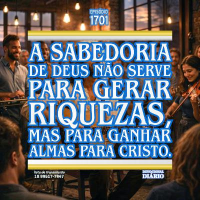 A sabedoria de Deus não serve para gerar riquezas, mas para ganhar almas para Cristo. A sabedoria de Deus não serve para gerar riquezas, mas para ganhar almas para Cristo.