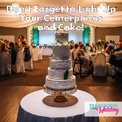 What is the #1 mistake couples make when it comes to cakes and centerpieces?