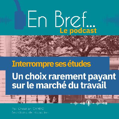 Interrompre ses études : un choix rarement payant sur le marché du travail