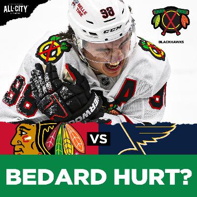 BLACKHAWKS POSTGAME: Connor Bedard INJURED in Final Moments of Chicago Loss | CHGO Blackhawks