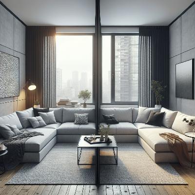 Small Living Room Trends, Reversible Sectionals, and Space-Saving Tips