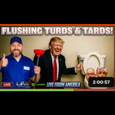 FLUSHING TURDS & TARDS! | LIVE FROM AMERICA 12.8.25 11AM