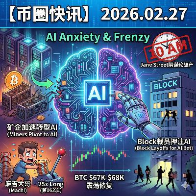 多位大佬驳斥“10点砸盘”阴谋论!Block裁员近半豪赌AI,矿企巨头加速转型,麻吉大哥开启第162次做多 多位大佬驳斥“10点砸盘”阴谋论!Block裁员近半豪赌AI,矿企巨头加速转型,麻吉大哥开启第162次做多