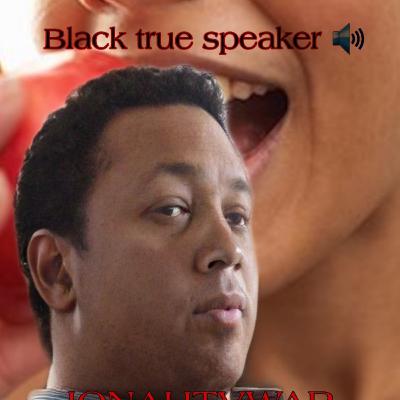 Black true speaker going to preach about woman accusing her man
