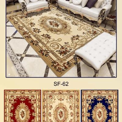 Thảm sofa len cổ điển Flowery 1