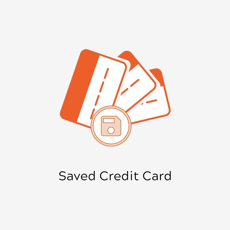 Magento 2 Saved Credit Card