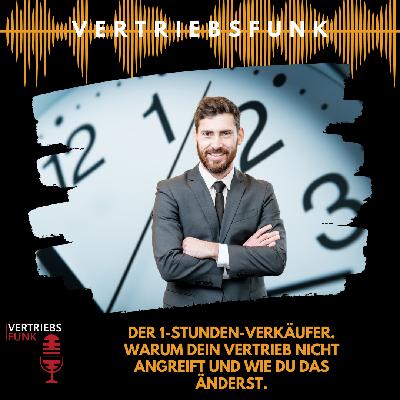 #1022 - Der 1-Stunden-Verkäufer. Warum dein Vertrieb nicht angreift und wie du das änderst. #1022 - Der 1-Stunden-Verkäufer. Warum dein Vertrieb nicht angreift und wie du das änderst.