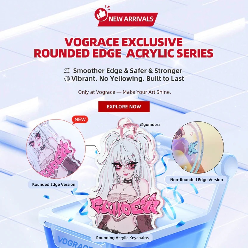 Custom acrylic keychains and animation peripheral products – VOGRACE