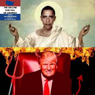 LIBERAL MEDIA LIES &  FAIRY TALES:  1. Obama's an Angel & Trump's the Devil  2. Trump's an Idiot.  3. Trump Politicized the DOJ.  Jim asks, “Uh, really?  Is that the same DOJ that went after Obama's enemies and conspired to overthrow Trump? Hello?"