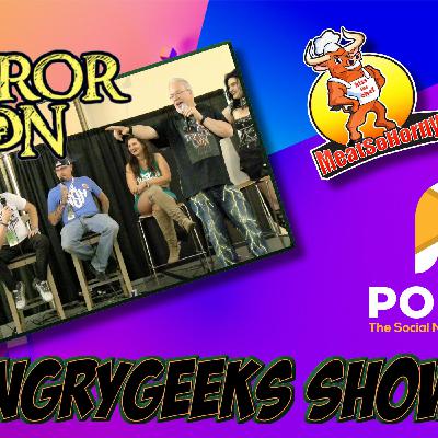 The Angrygeeks show Live from Terror Con 2023