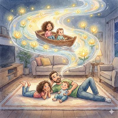 הסירה של נועה ואיתי בנהר הקסום הסירה של נועה ואיתי בנהר הקסום