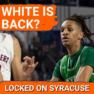 HE'S HERE! Sadiq White is HEALTHY | How the 4⭐️ can HELP Syracuse Basketball HE'S HERE! Sadiq White is HEALTHY | How the 4⭐️ can HELP Syracuse Basketball