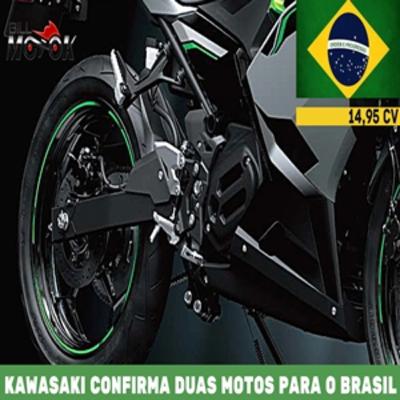 KAWASAKI confirma DUAS novas motos para o Brasil na faixa dos 14,95 cavalos de potência. KAWASAKI confirma DUAS novas motos para o Brasil na faixa dos 14,95 cavalos de potência.