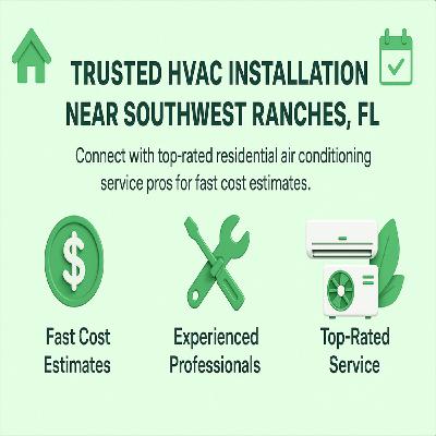 Trusted HVAC Installation Near Southwest Ranches, FL — Get Fast Cost Estimates From the Best Residential Air Conditioning Service Pros