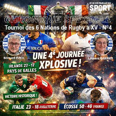 Chronique Tournoi des 6 Nations de Rugby 2026-4eme journée