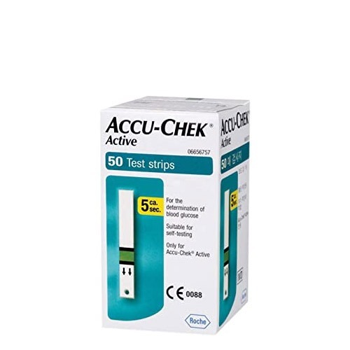 Accu-Chek Active Blood Glucose 50 Strips  Online in India | TabletShablet