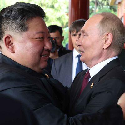 Росія та Північна Корея борються з «нацизмом» в Україні, заявив Путін на першій зустрічі з Кім Чен Ином
