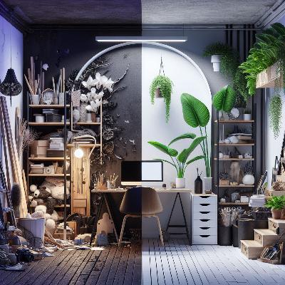 Office Transformations, Budget Home Renovations, and Kitchen Makeovers with Hilary Crawford