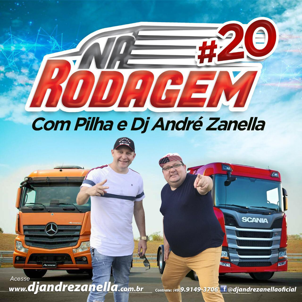PODCAST NA RODAGEM 20 - PILHA E DJ ANDRE ZANELLA episode artwork