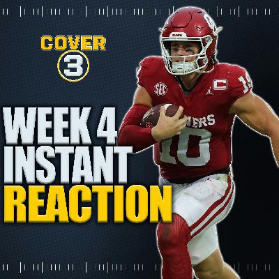 Week 4 INSTANT REACTION | Oklahoma Defeats Auburn | Texas Tech Rolls | Illinois-Indiana | Cover 3