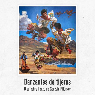 Paisajes Interiores | Danzantes de tijeras, óleo sobre lienzo de Gonzalo Pflücker