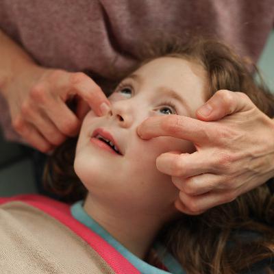 Press this point for sinus pressure, nasal congestion