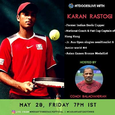 Karan Rastogi interviewed by Coach Balachandran Manikkath