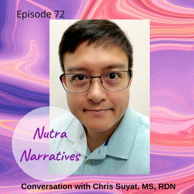 72. Chris Suyat, MS, RDN: Following His Heart’s Calling