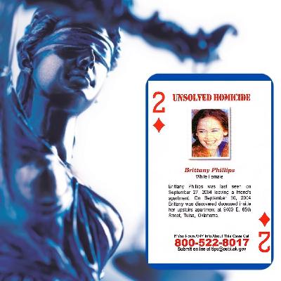 2 of Diamonds: Brittany Phillips, Oklahoma Deck 2 of Diamonds: Brittany Phillips, Oklahoma Deck