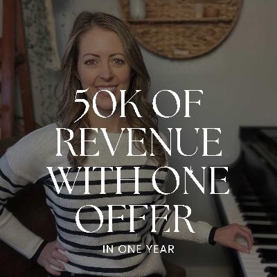 66. 50k of revenue with ONE offer in ONE year