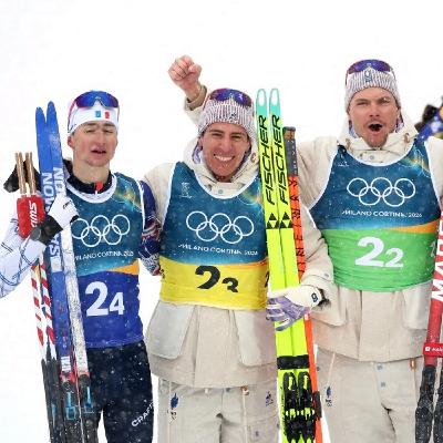 Les biathlètes Émilien Jacquelin et Éric Perrot se confient après avoir décrochés l'or au relais masculin