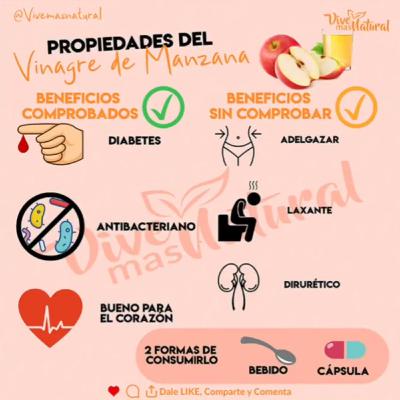 Beneficios del vinagre de Sidra de Manzana