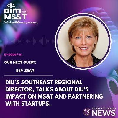 DIU’s Southeast Regional Director, Talks About DIU's Impact on MS&T and Partnering with Startups.