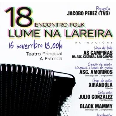 Escoitamos o acordeón de Juan Ruibal e Regalamos entradas para o 18 Encontro Folk Lume na Lareira.