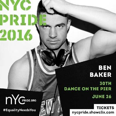 Countdown to NYC Pride 2016 - Ben Baker