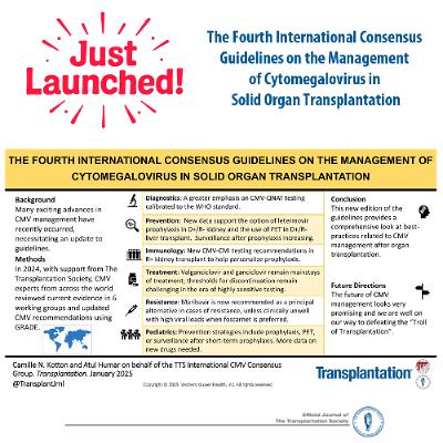 Stefan Tullius, Camille Kotton and Atul Humar discuss the 4th Consensus Guidelines on the Management of Cytomegalovirus in Solid Organ Transplantation Stefan Tullius, Camille Kotton and Atul Humar discuss the 4th Consensus Guidelines on the Management of Cytomegalovirus in Solid Organ Transplantation