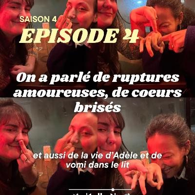 On a parlé de ruptures amoureuses, de cœurs brisés et aussi de la vie d'Adèle et de vomi dans le lit