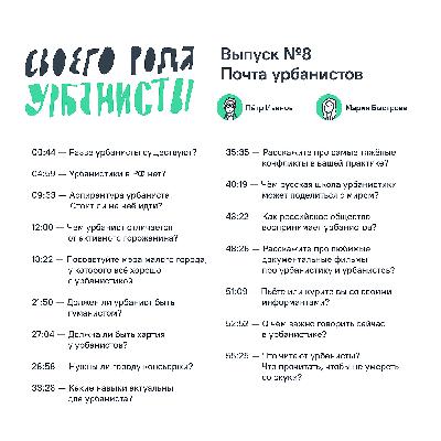 Почта урбанистов: отвечаем на вопросы слушателей