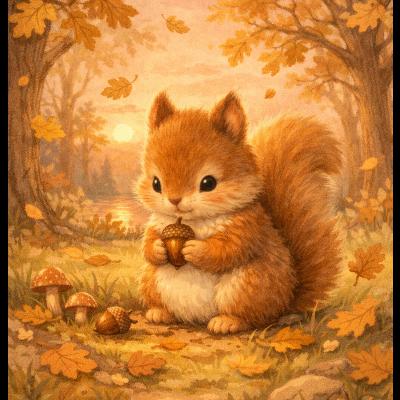 The Squirrel Who Shared His Last Acorn The Squirrel Who Shared His Last Acorn