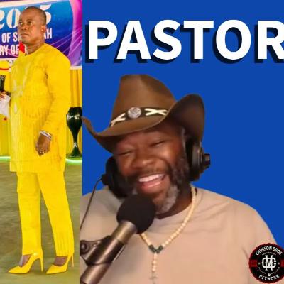 Pastor delivering the word in high heels