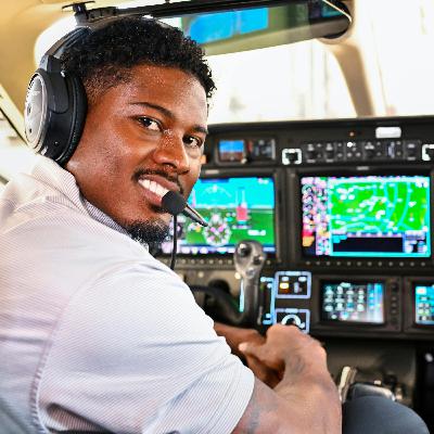 Episode 246: Pilot and NFL cornerback Jonathan Jones; ForeFlight trims staff, aircraft valuations return, grade your DPE, and more.