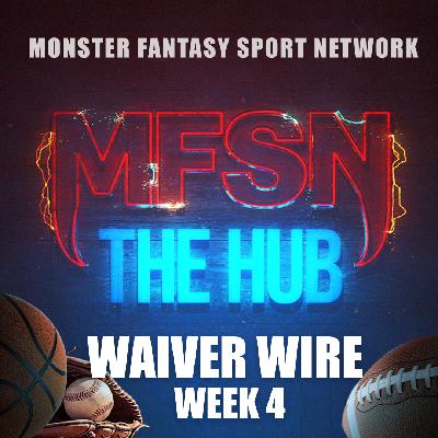 Waiver Wire Pickups: Week 4 with Andrew Seifter