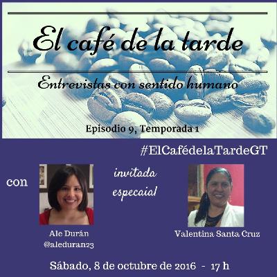 S1E09 El Café de la Tarde con Valentina Santa Cruz sobre Bibliotecología
