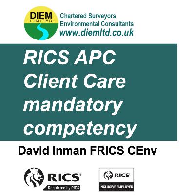RICS APC Client Care mandatory competency
