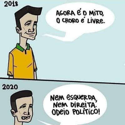 Nem de esquerda nem de direita ,,,aqui é Brasil...