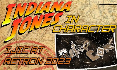 Indiana Jones In Character Goes to Retrocon