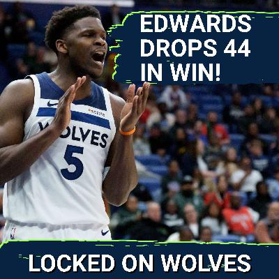ESCAPE: Minnesota Timberwolves SURVIVE OT Scare vs. Pelicans Behind Anthony Edwards' 44 Points ESCAPE: Minnesota Timberwolves SURVIVE OT Scare vs. Pelicans Behind Anthony Edwards' 44 Points