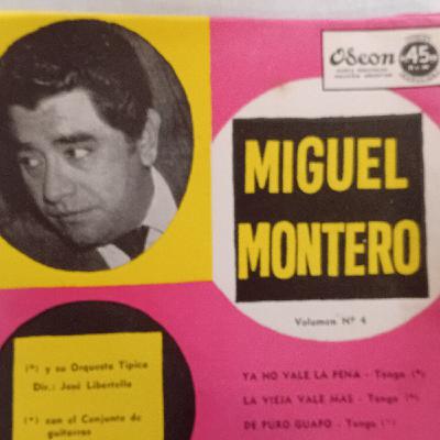 Miguel Montero en historias de vinilo, en un disco de 1961 Miguel Montero en historias de vinilo, en un disco de 1961