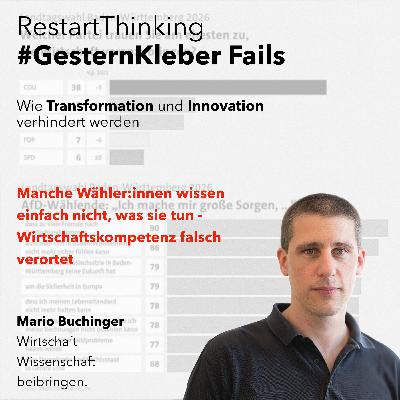 Manche Wähler:innen wissen einfach nicht, was sie tun - Wirtschaftskompetenz falsch verortet Manche Wähler:innen wissen einfach nicht, was sie tun - Wirtschaftskompetenz falsch verortet
